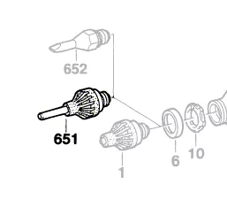 Buse réf. 1 609 202 428 pour pistolet colle BOSCH